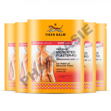 Tiger Balm Medical Plaster-RD Patch Chaud Grand - Rouge (chaud) ou Verte (froid) - 10x14cm - CHAUD/FROID - HOT/COLD